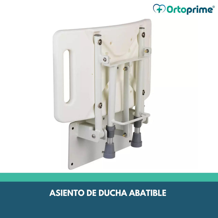 Asiento de Ducha Abatible con Patas Pared