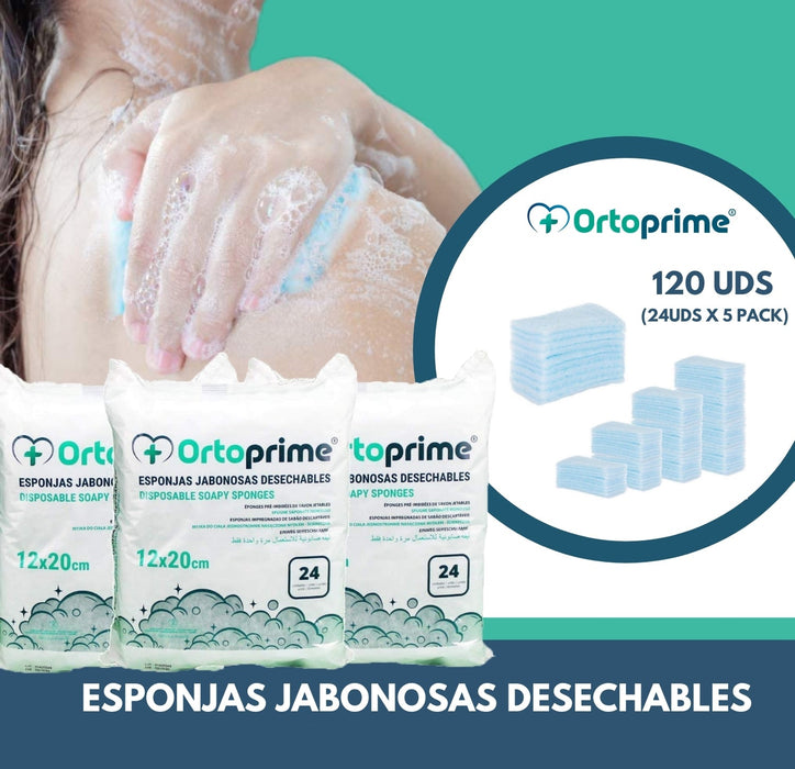 Esponjas Jabonosas Desechables Caja 120 Unidades