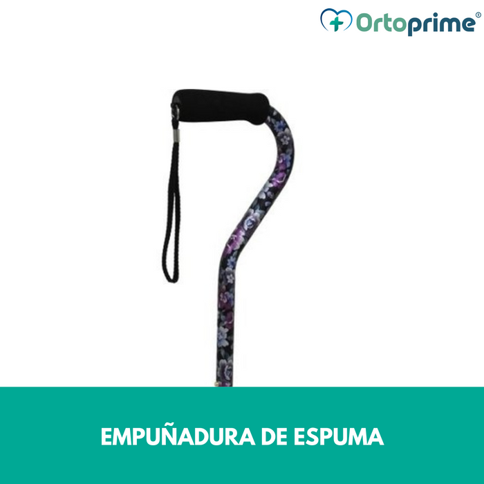 Bastón Cuadrípode Estampado | Mayor Soporte