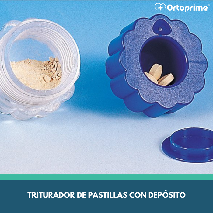Triturador de Pastillas con Depósito