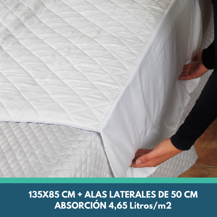 PACK 2 Empapadores Super Absorbentes Cama 135 cm 4,65 Litros/m2