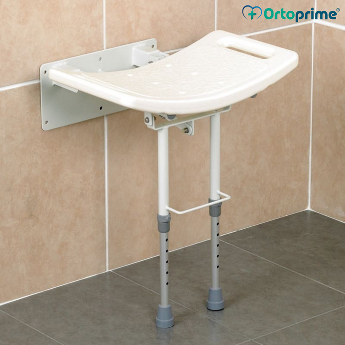 Asiento de Ducha Abatible con Patas Pared