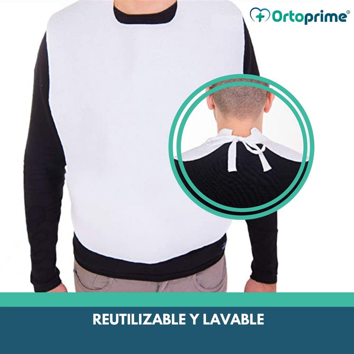 Babero Impermeable - Reutilizable para Adultos Mayores