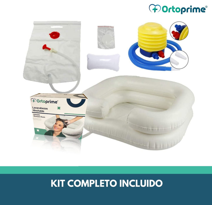 Lavacabezas Hinchable Portátil Pack Completo