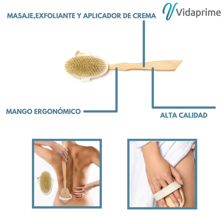 Cepillo Exfoliante Corporal Ducha SPA