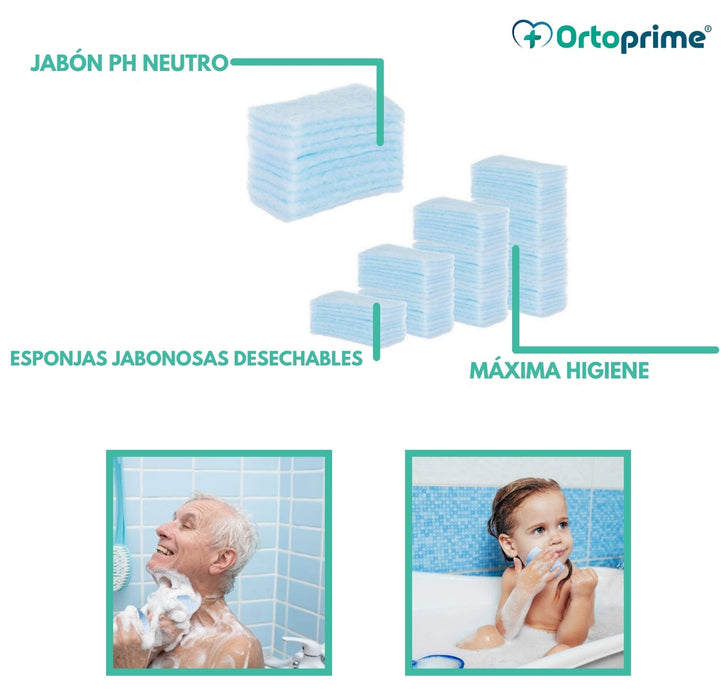 Esponjas Jabonosas Desechables Caja 120 Unidades