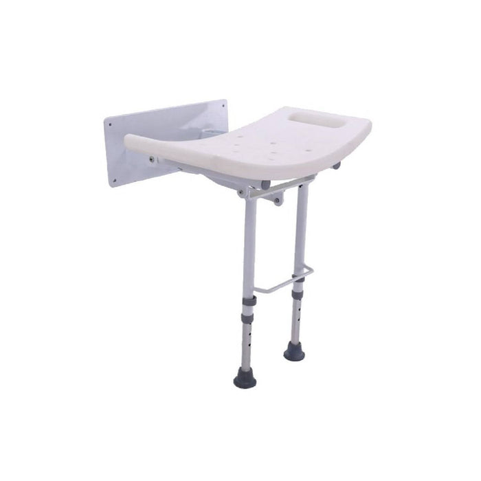 Asiento de Ducha Abatible con Patas Pared