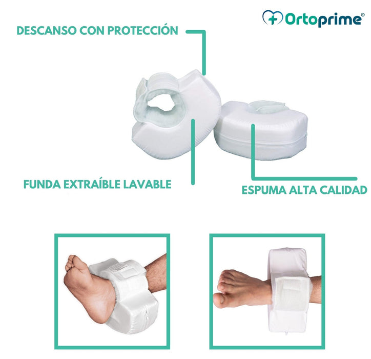 Taloneras Antiescaras Curva 2 Unidades
