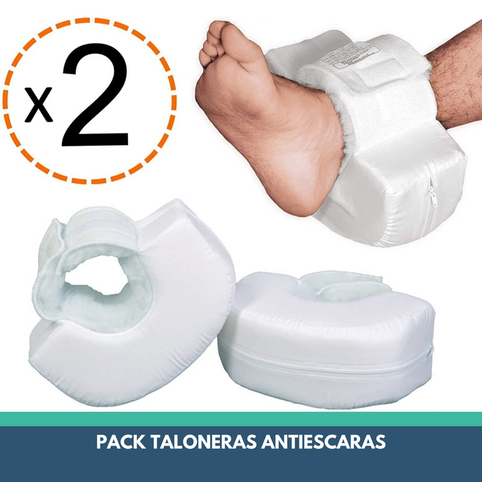 Taloneras Antiescaras Curva 2 Unidades