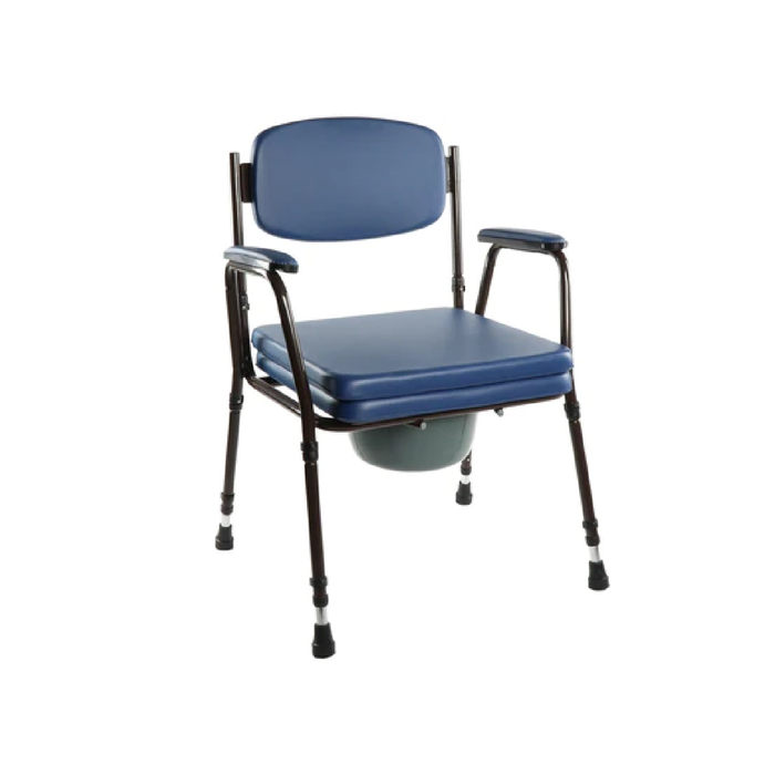 Silla WC Acolchada con Inodoro Portátil
