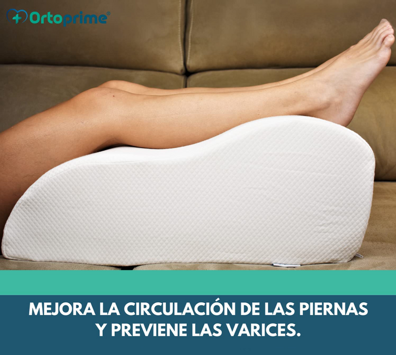 Cojín Reposapiernas Viscoelástico | Almohada Vascular Efecto Memoria