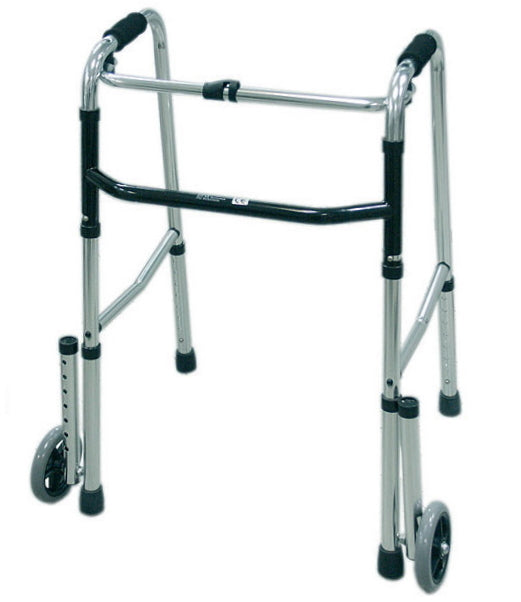 Andador Caminador de Aluminio con Ruedas Ortopédico
