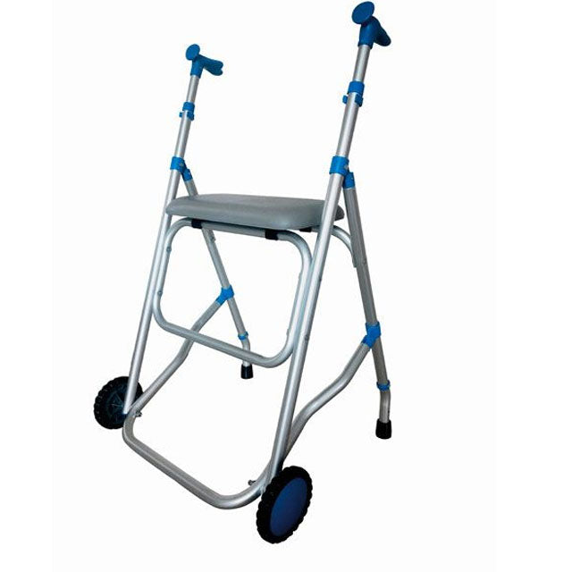 Andador de Aluminio Plegable con Asiento