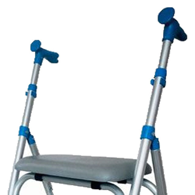 Andador de Aluminio Plegable con Asiento