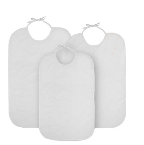 Pack 3 Babero Impermeable - Reutilizable para Adultos Mayores