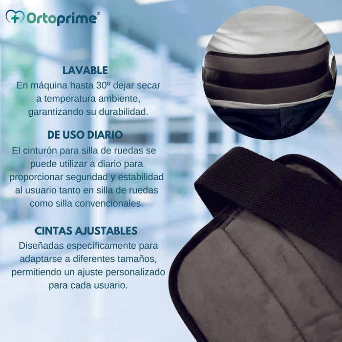 Cinturón Abdominal Silla de Ruedas Confort