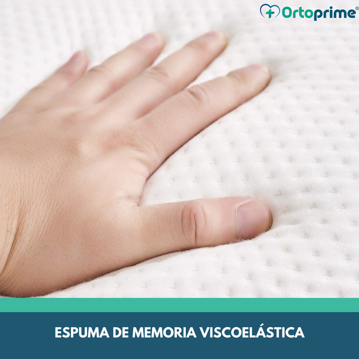 Cojín Reposapiernas Viscoelástico | Almohada Vascular Efecto Memoria