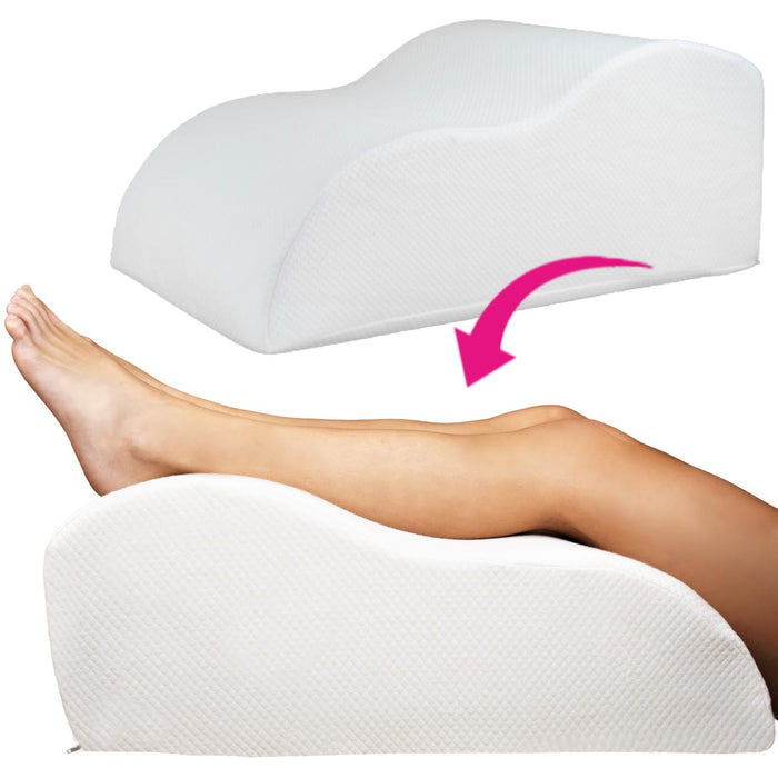 Cojín Reposapiernas Viscoelástico | Almohada Vascular Efecto Memoria