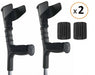 Muletas Adultos Regulables + Almohadillas Adhesivas - OrtoPrime