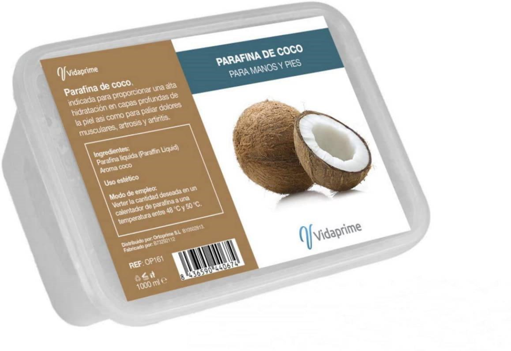 Parafina Antioxidante de Rehabilitación para Manos y Pies | Coco