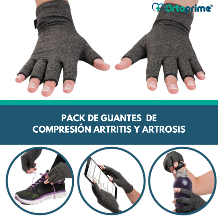 Pack de Guantes de Compresión Artritis y Artrosis