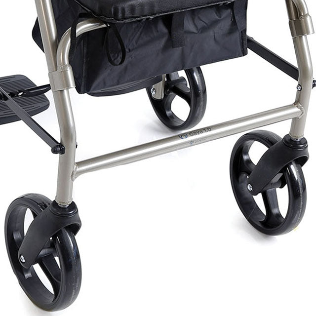 Andador Rollator de Aluminio de Doble Función con Asiento