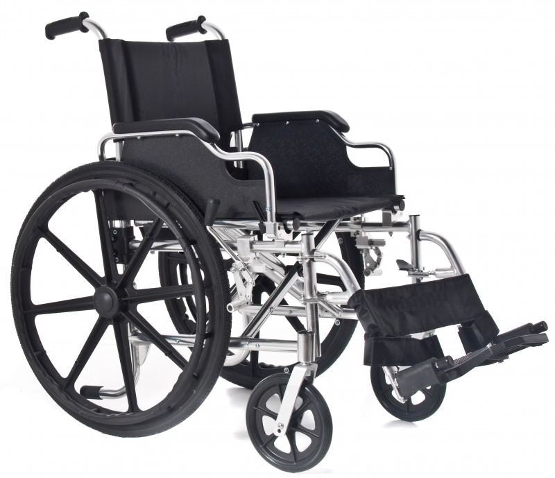 Silla de Ruedas Aluminio Cromado | Safe-Chair 46