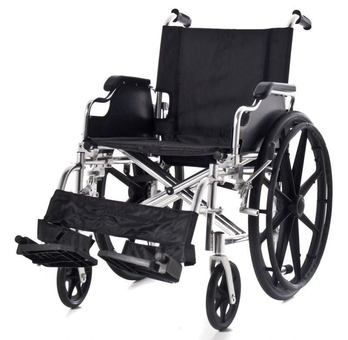 Silla de Ruedas Aluminio Cromado | Safe-Chair 46
