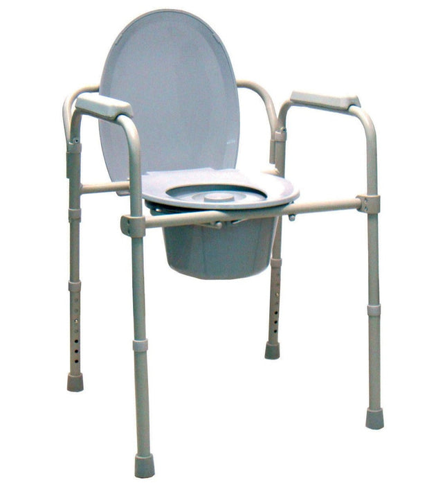 Silla WC con Tapa y Reposabrazos